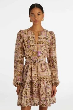 Preston Dress -Cheap Tuke Bazaar Store Marie Oliver Preston Dress Amethyst Tile 02