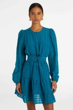 PRESTON DRESS -Cheap Tuke Bazaar Store Marie Oliver Preston Dress Lagoon 02