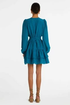 PRESTON DRESS -Cheap Tuke Bazaar Store Marie Oliver Preston Dress Lagoon 03