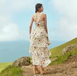 Emma Tiered Dress -Cheap Tuke Bazaar Store MtTam 23014 129 0581