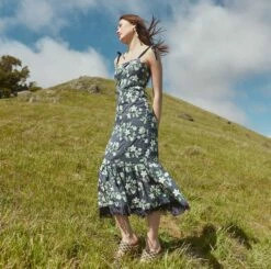 Desirae Embroidered Fringe Midi Dress -Cheap Tuke Bazaar Store MtTam 23041 650 3929