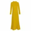 Lounge Dress In Mustard French Terry