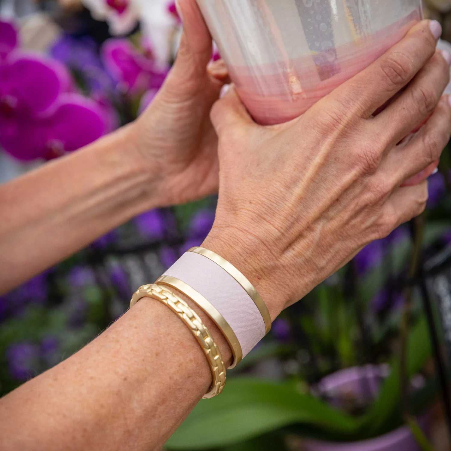 OG2 Cuff With Summer Sun Leathers 2 OG2 Cuff With Summer Sun Leathers - Image 2