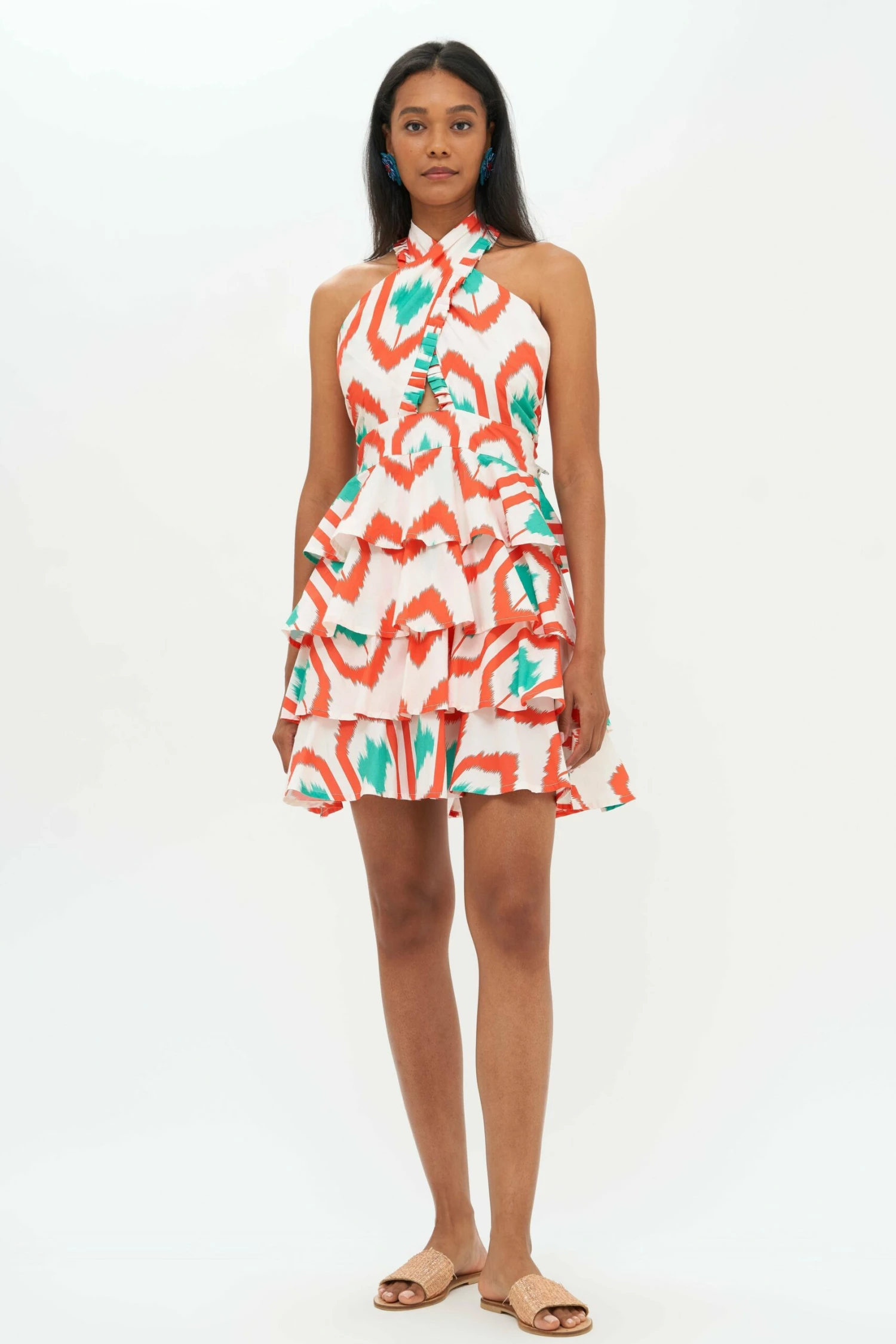 Cross Front Mini- Odisha Coral 2 Cross Front Mini- Odisha Coral - Image 2