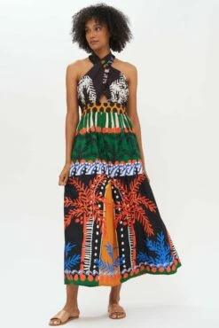 Cross Front Maxi- Palma Brown