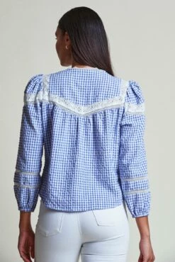 The Pamela Shirt -Cheap Tuke Bazaar Store PamelaShirt Blue 3