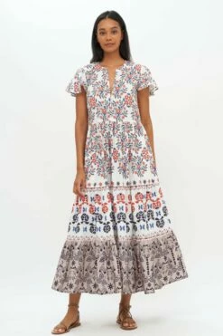 V-Neck Maxi- Paradiso Navy