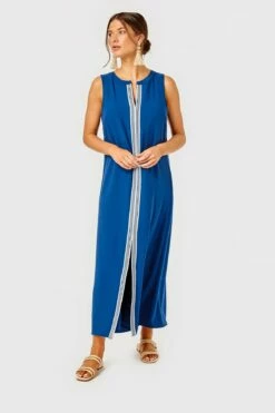 Kate Dress - Bistretch Poly Crepe - Navy