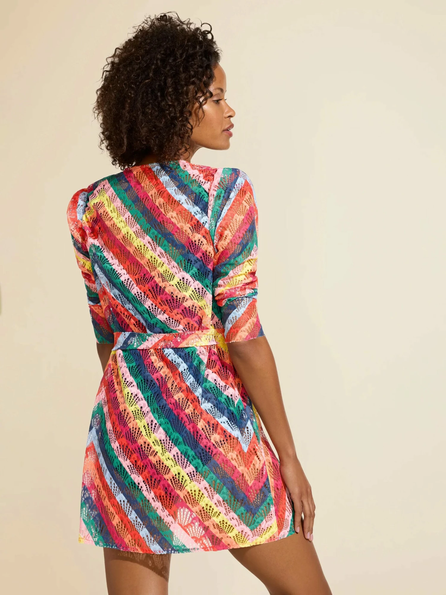 Quick-Drying Lace Rainbow Dress 5 Quick-Drying Lace Rainbow Dress - Image 5