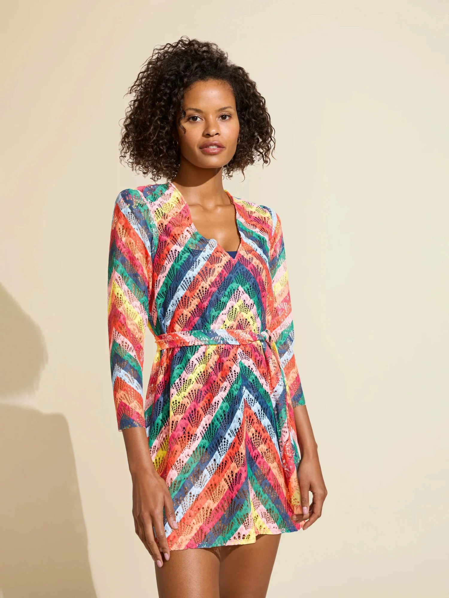 Quick-Drying Lace Rainbow Dress 4 Quick-Drying Lace Rainbow Dress - Image 4