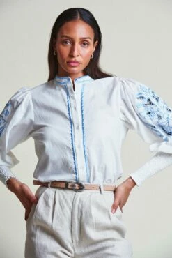 The Sandy Shirt -Cheap Tuke Bazaar Store SandyShirt WhiteBlue 5