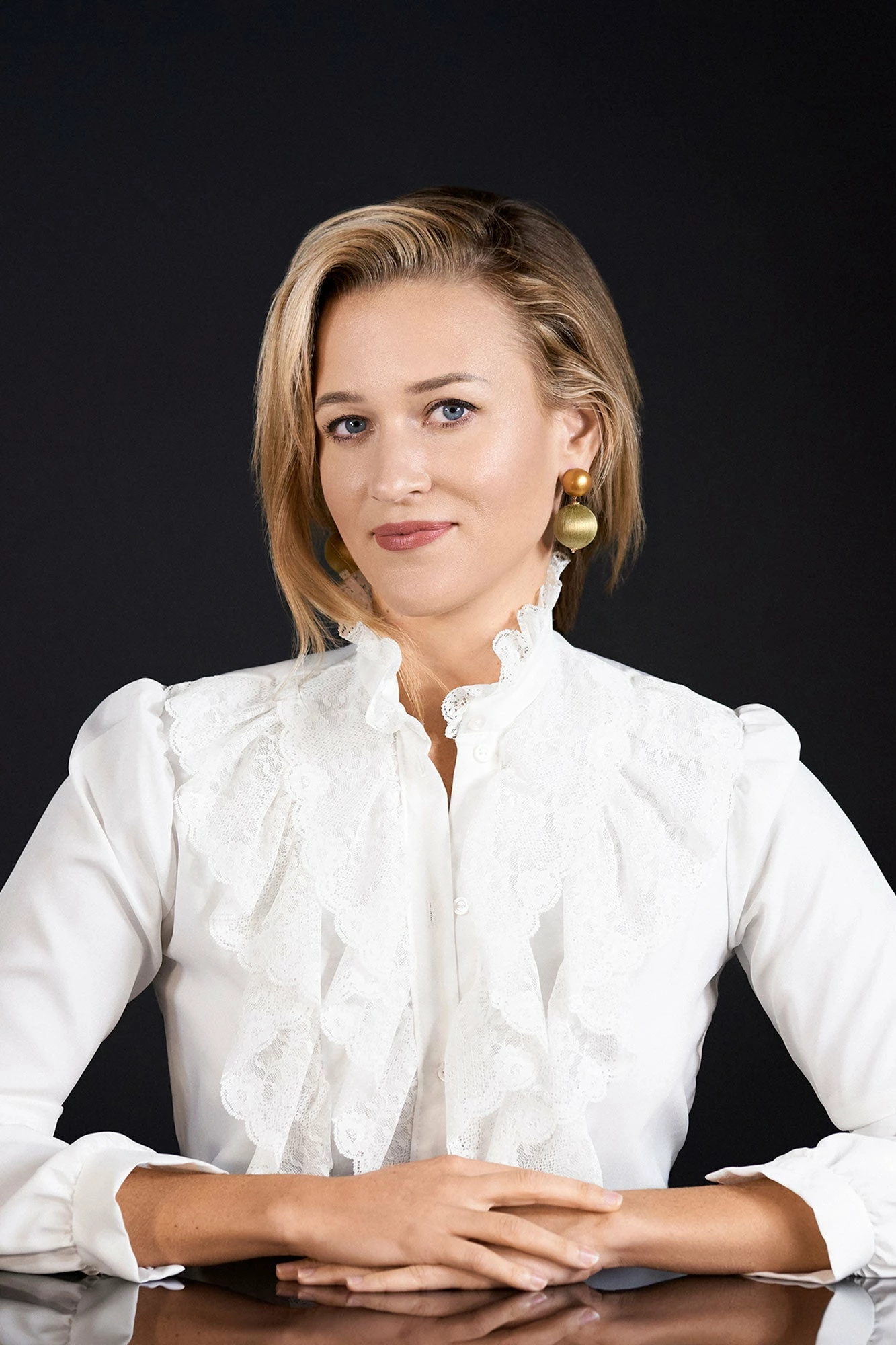 Sonia Earrings In Sage Shimmer 2 Sonia Earrings In Sage Shimmer - Image 2