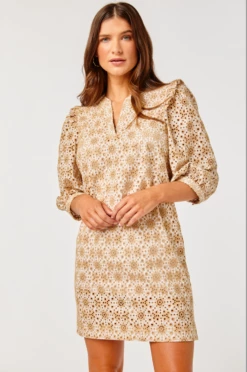 Isabella Dress - Embroidered Cotton Eyelet - Latte -Cheap Tuke Bazaar Store Screenshot2023 04 07at10.45.40AM