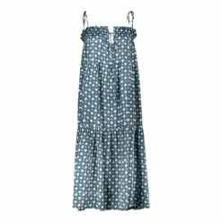 DAISY DRESS MIDI - PITCH BLUE DIAMONTE
