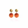 Sonia Petite Earrings In Sweet Tangerine