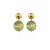 Sonia Earrings In Sage Shimmer