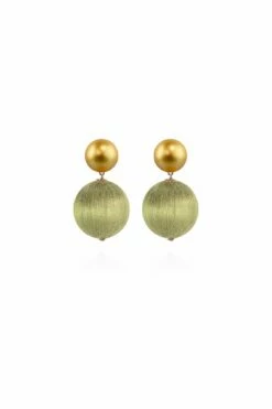 Sonia Earrings In Sage Shimmer