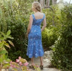 Tina Fluted Dress -Cheap Tuke Bazaar Store Summer23 MtTam 23094 608 2448