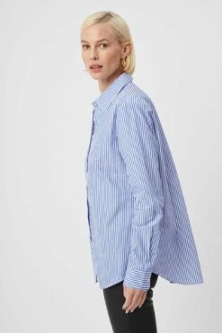 The Boyfriend Shirt -Cheap Tuke Bazaar Store TheShirtCoreShoot 1 TheBoyfriend BlueWhiteStripe 02647