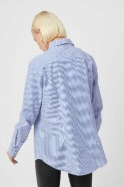 The Boyfriend Shirt -Cheap Tuke Bazaar Store TheShirtCoreShoot 1 TheBoyfriend BlueWhiteStripe 02652