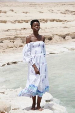 Smocked Top Ruffle Midi- Zohar Blue 8 Smocked Top Ruffle Midi- Zohar Blue -Cheap Tuke Bazaar Store Zohar Blue Smocked Top Ruffle Midi lifestyle 1 e7aac9b5 ec7e 4aed b3c8 2f45d0e32377