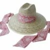 Hollyhock Sun Hat -Pink Fern Hat Scarf