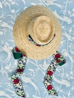 Wildflower Sun Hat - Wide Red Grosgrain Ribbon -Cheap Tuke Bazaar Store image d9e2d9a7 6c23 4ed9 9173 2e755df54632