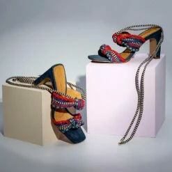 Athena- Ocean Nubuck Block Heels Sandal -Cheap Tuke Bazaar Store juliana heels sandals athena ocean nubuck block heels sandal 37937290445043