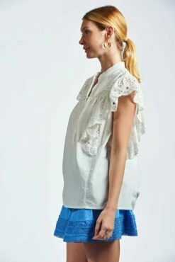 The Sleeveless Scarlett Shirt 11 The Sleeveless Scarlett Shirt -Cheap Tuke Bazaar Store sleeveless scarlett shirt white 1