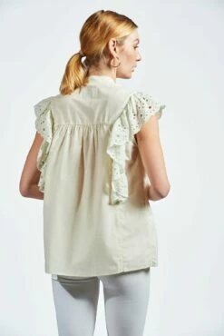 The Sleeveless Scarlett Shirt -Cheap Tuke Bazaar Store thesleevelessscarlettshirtbeige4