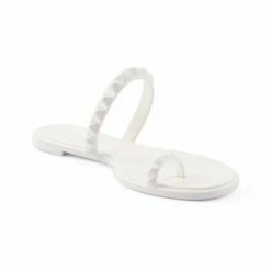 Maria Flat Sandal -Cheap Tuke Bazaar Store whiteflat